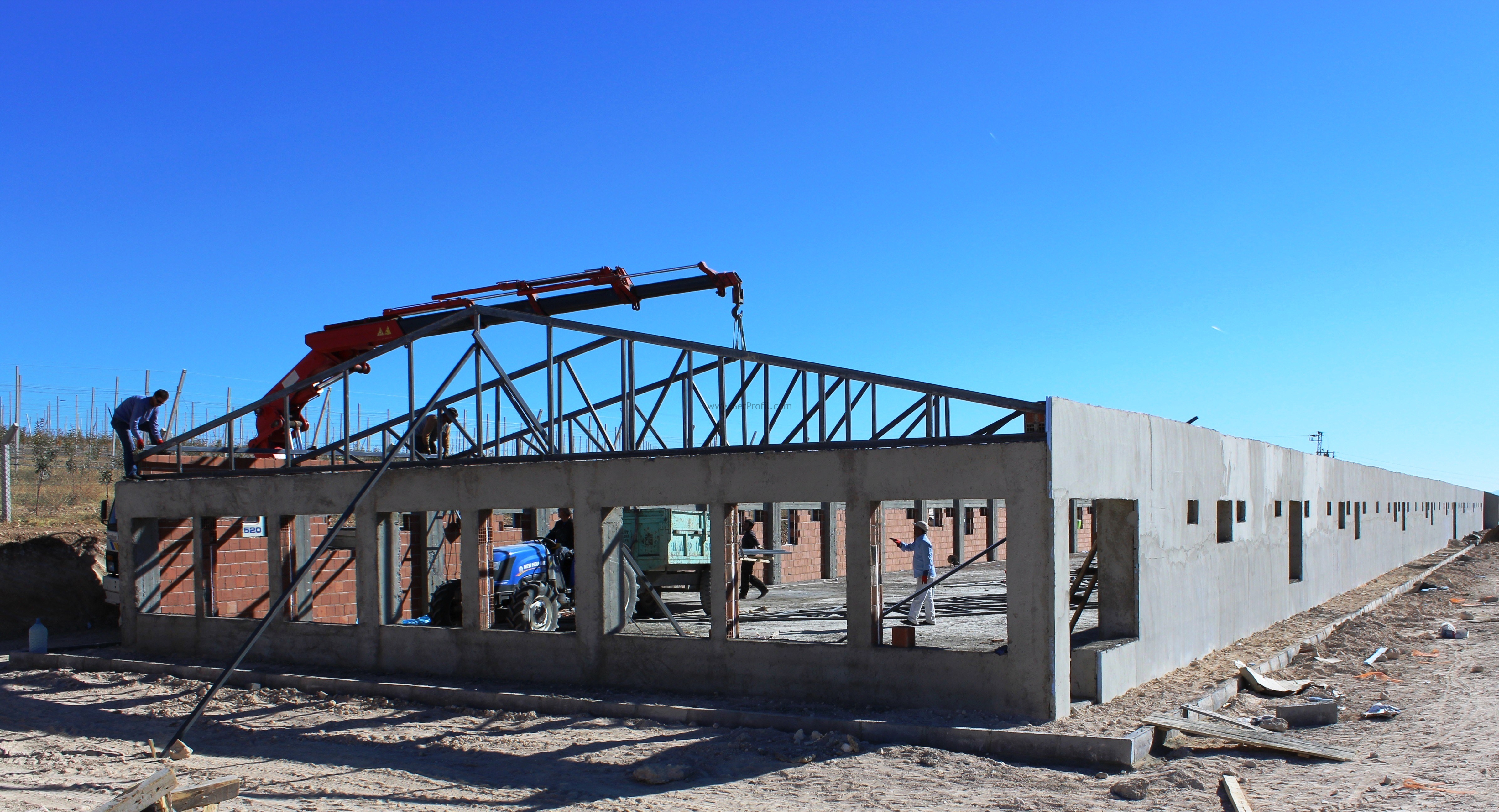 Prefabrik Kümes Anahtar Teslim Fiyatı 500 - 1000 - 2000 - 5000 Adet Tavuk İçin