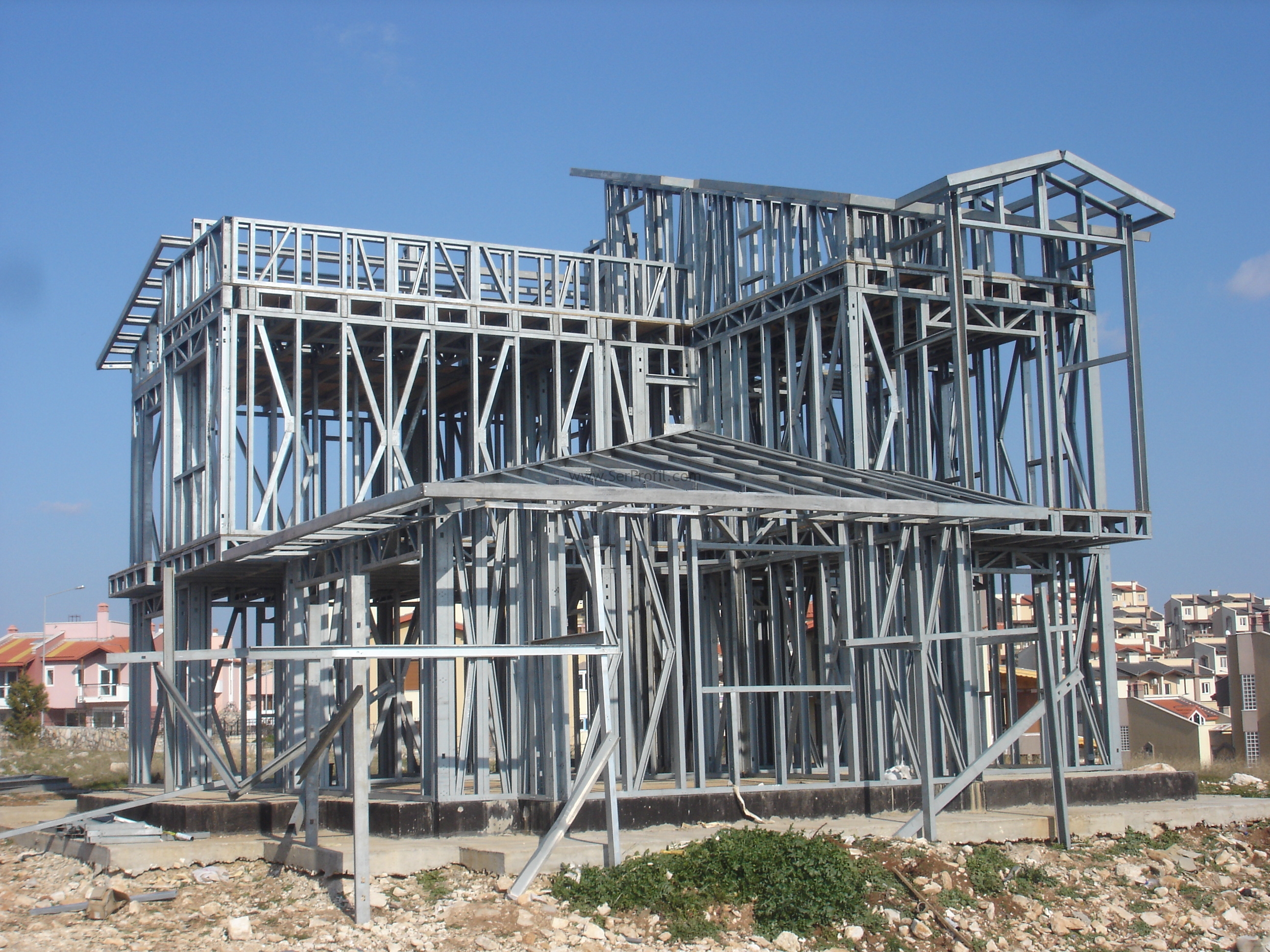Galvanizli Hafif Çelik Yapı Profil Panel Fiyatları Üretim Toptan Satış