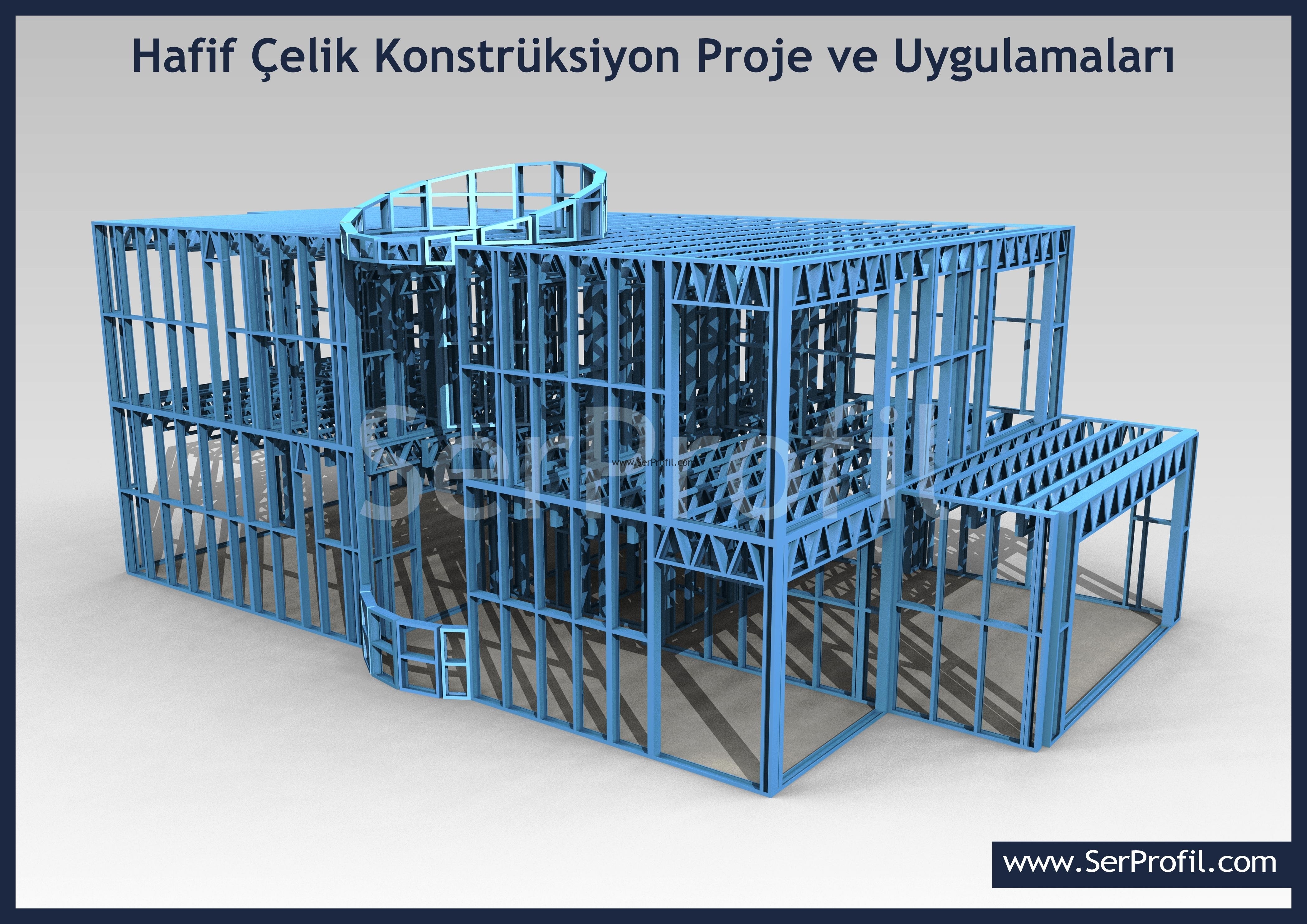 Hafif Çelik U/C Profillerle Ev Villa İskeleti Satış Merkezi