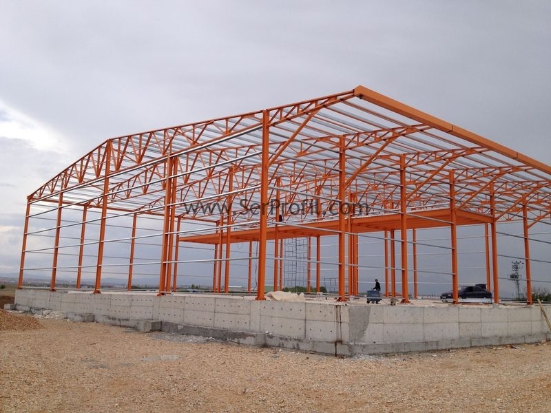 ÇELİK Fabrika M2 Fiyatları, Çelik Konstrüksiyon İskeletli Fabrika İnşaat Maliyeti