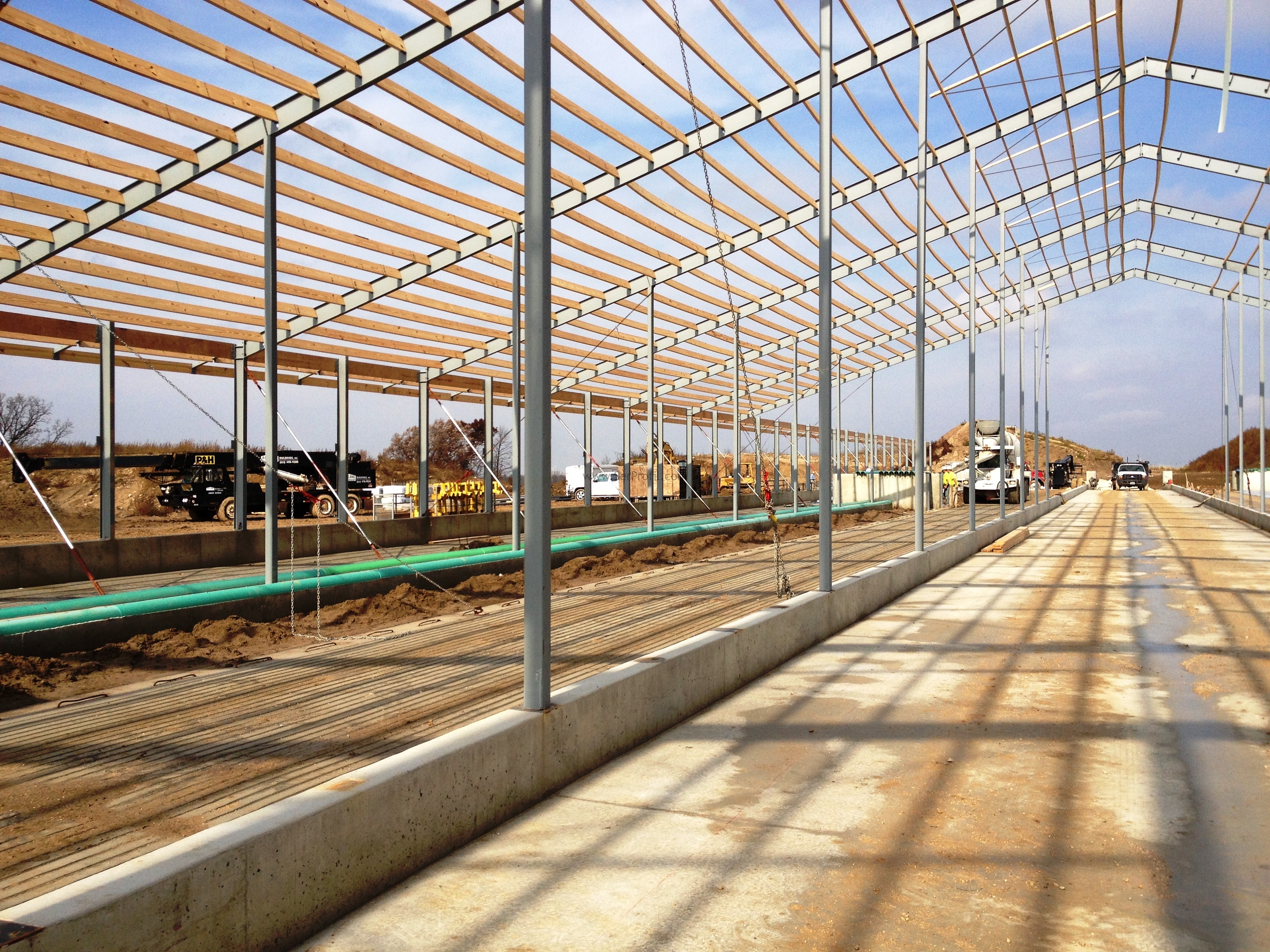 Kapalı Açık Ahır Plan Proje, ÇELİK Ahır Projeleri ve Yapım Fiyatları