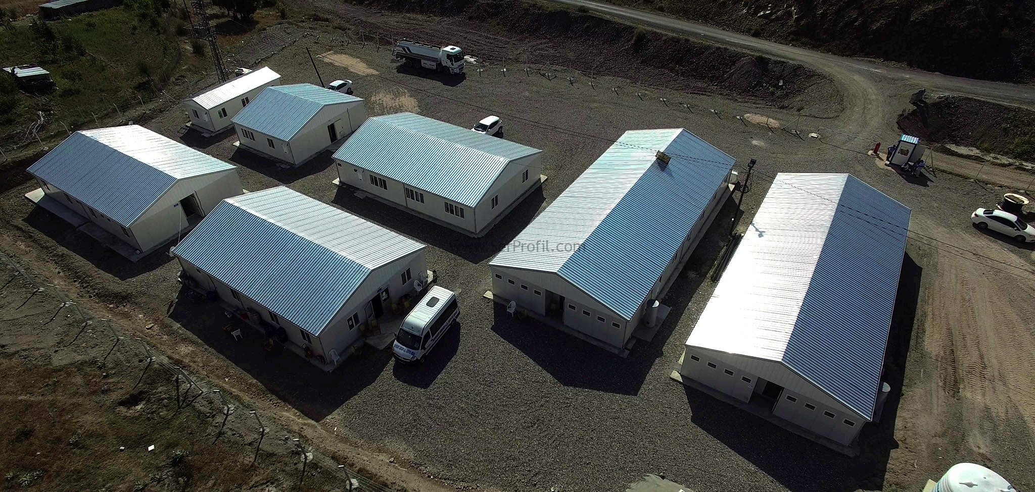 Prefabrik ÇELİK Konstrüksiyon Hangar Depo İmalathane M2 Fiyatları