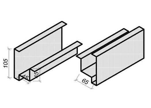 Konteyner Üst Şase 105mm Profili