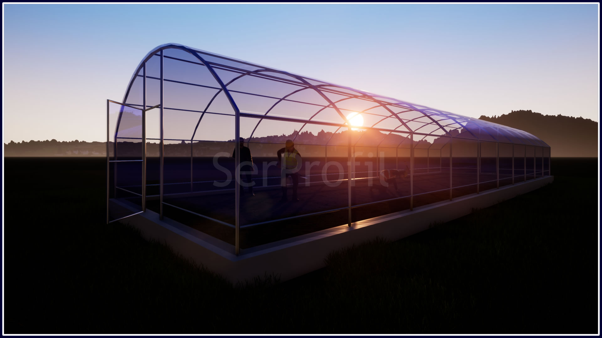Ekonomik Sera Çadırı 6x20