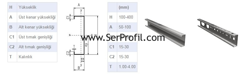 serprofil-C-Profil-cizimi
